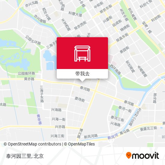 泰河园三里地图