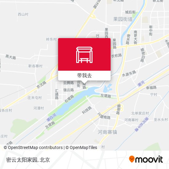 密云太阳家园地图