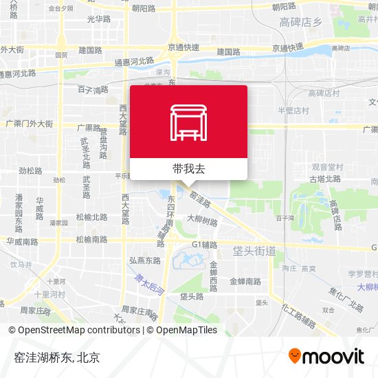 窑洼湖桥东地图