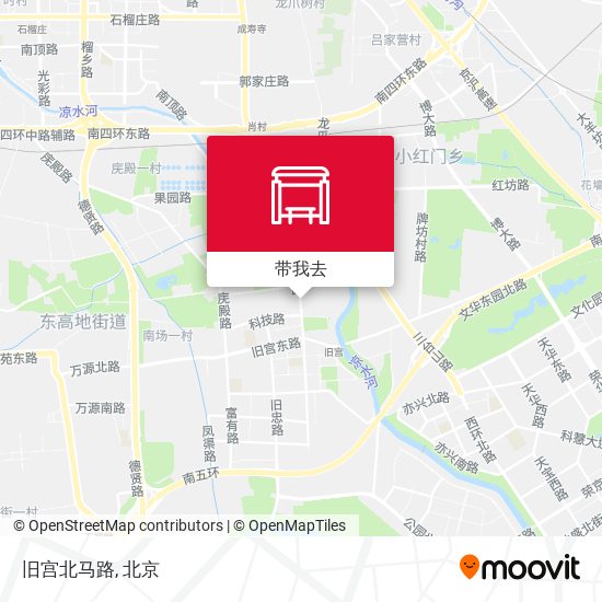 旧宫北马路地图