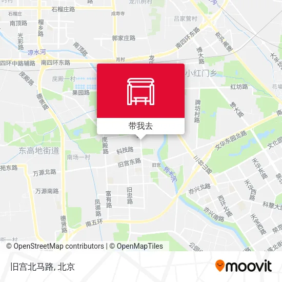 旧宫北马路地图
