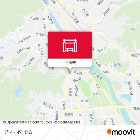 滨河小区地图