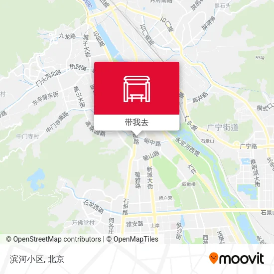 滨河小区地图