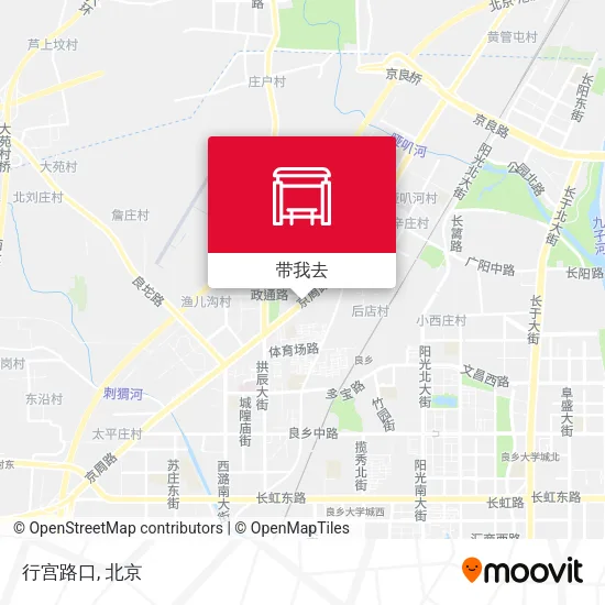 行宫路口地图