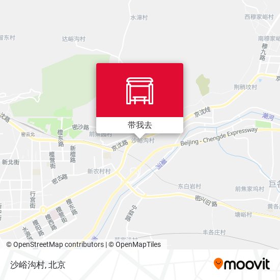 沙峪沟村地图