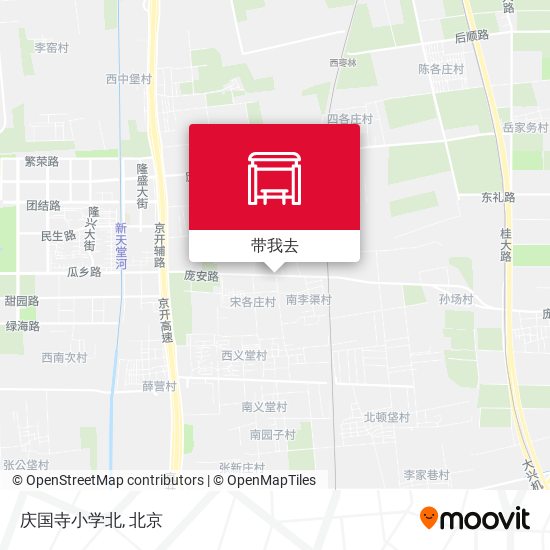 庆国寺小学北地图