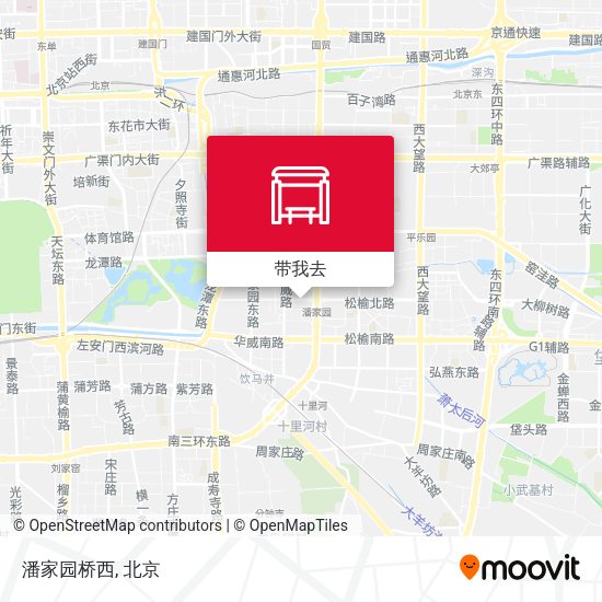 潘家园桥西地图