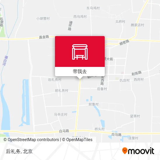 后礼务地图