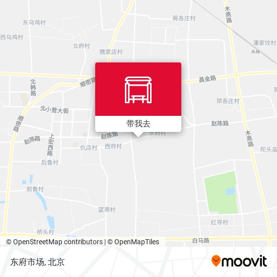 东府市场地图