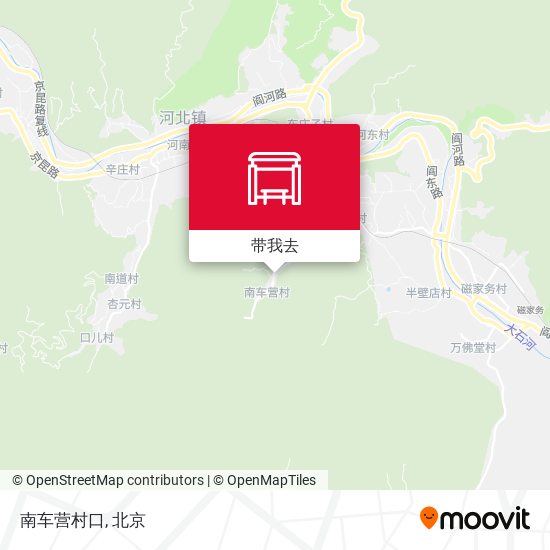 南车营村口地图