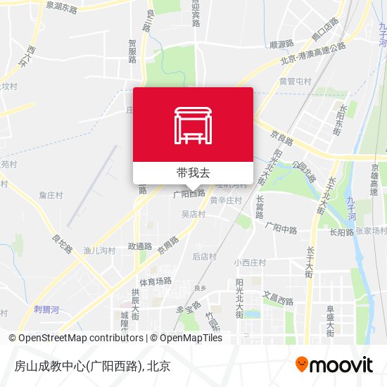 房山成教中心(广阳西路)地图