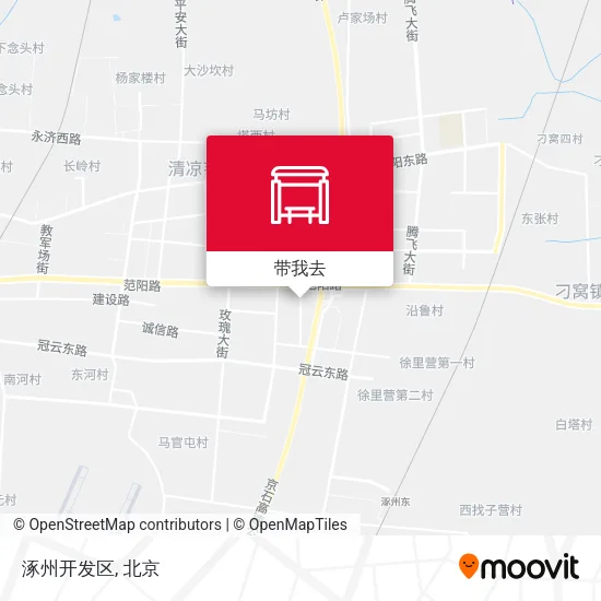 涿州开发区地图