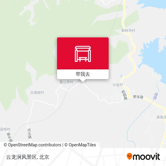 云龙涧风景区地图