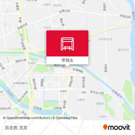 后北营地图
