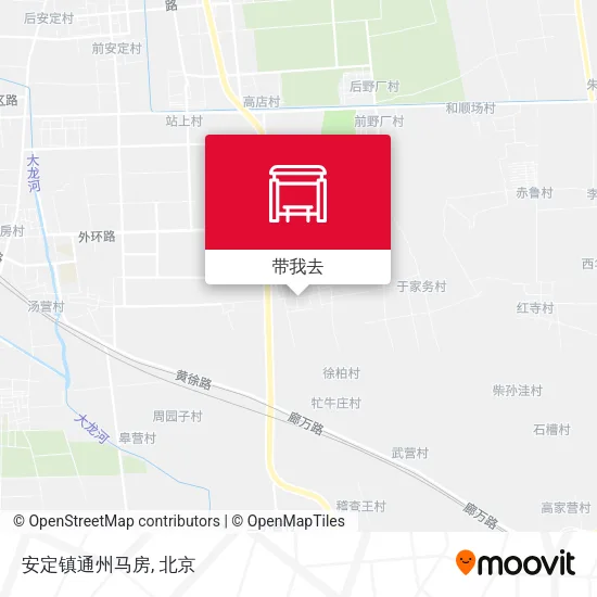 安定镇通州马房地图