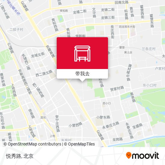悦秀路地图