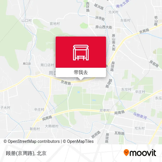 顾册(京周路)地图