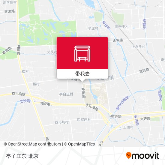 亭子庄东地图