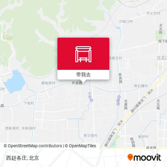 西赵各庄地图