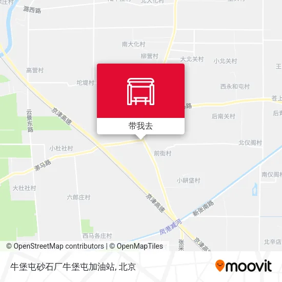 牛堡屯砂石厂牛堡屯加油站地图