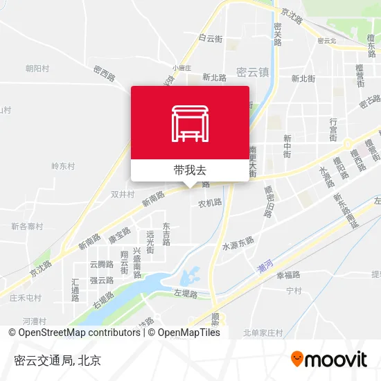 密云交通局地图