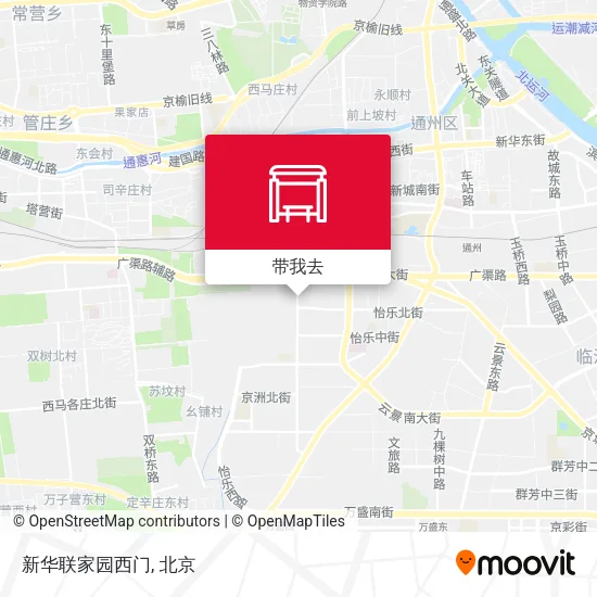 新华联家园西门地图