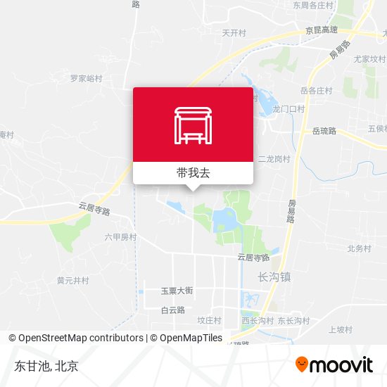 东甘池地图