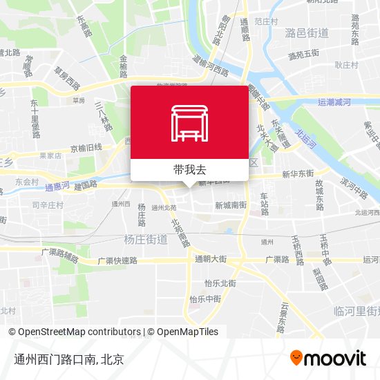 通州西门路口南地图