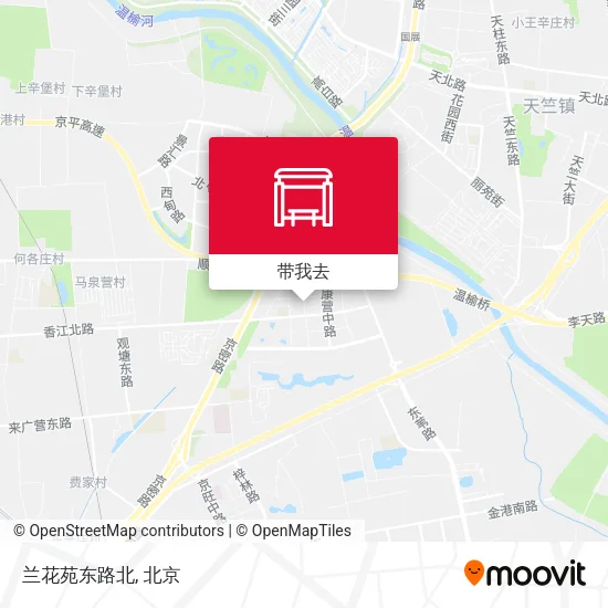兰花苑东路北地图