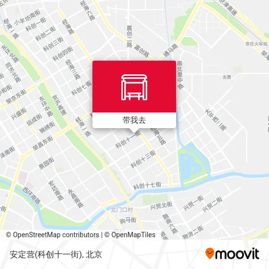 安定营(科创十一街)地图
