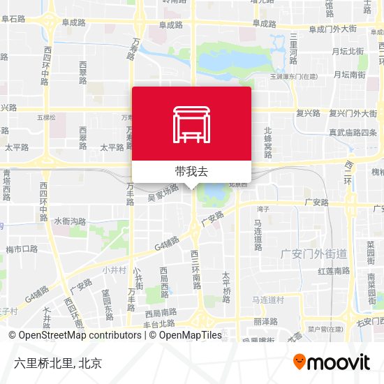 六里桥北里地图