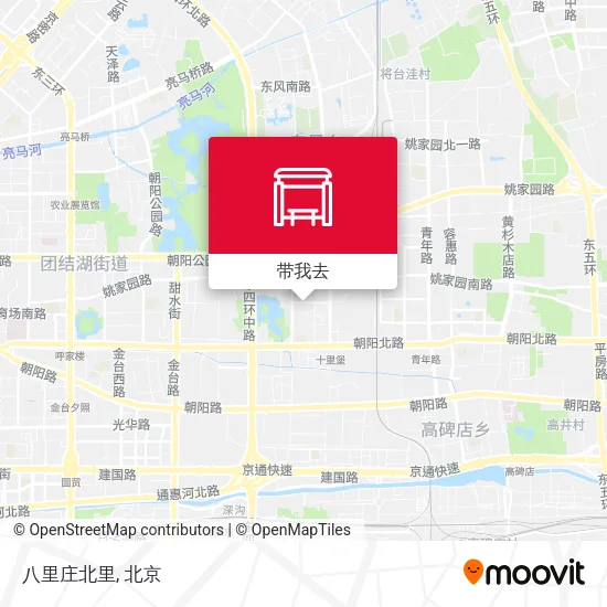八里庄北里地图