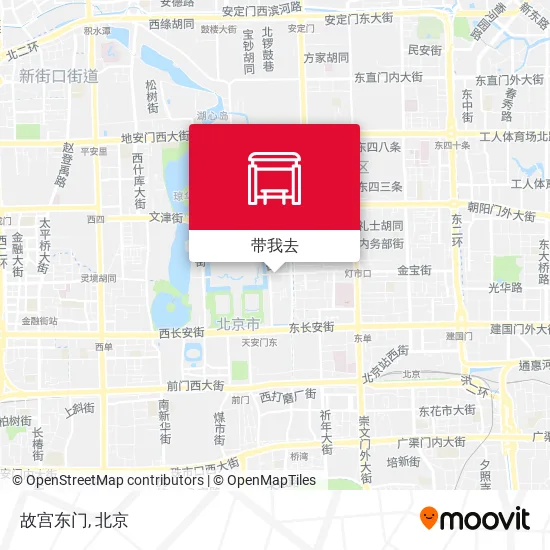 故宫东门地图