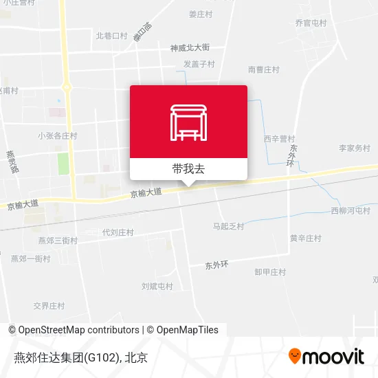 燕郊住达集团(G102)地图