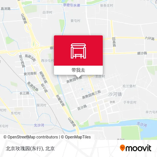 北京玫瑰园(东行)地图