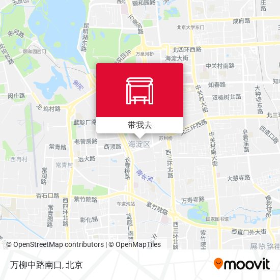 万柳中路南口地图