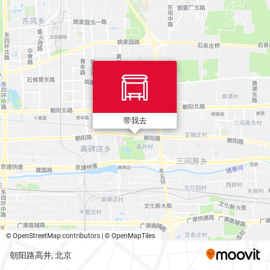 朝阳路高井地图