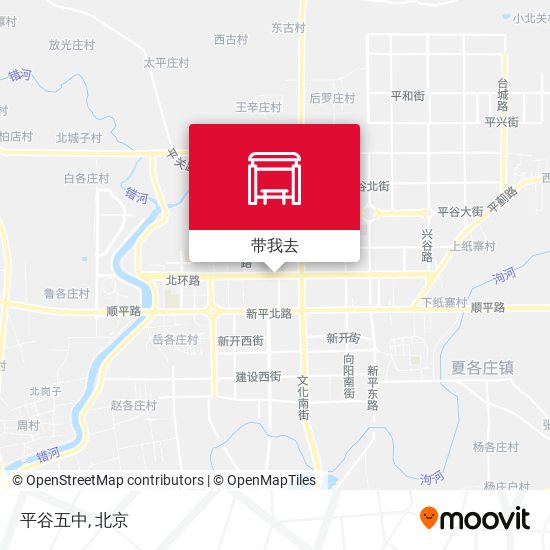 平谷五中地图