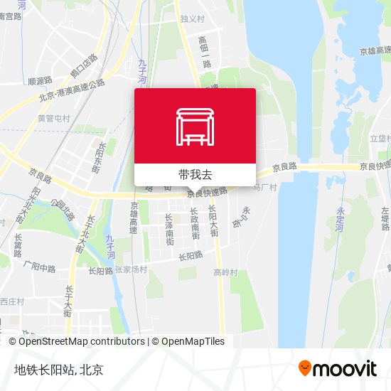 地铁长阳站地图