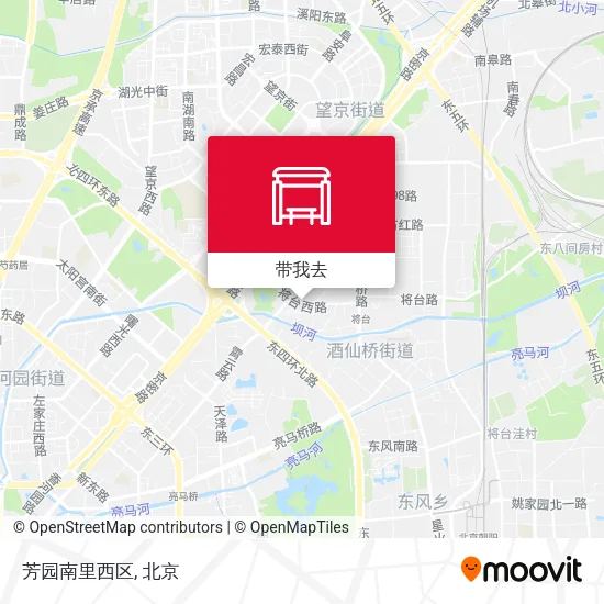 芳园南里西区地图