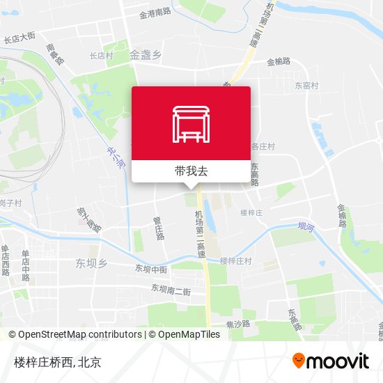 楼梓庄桥西地图