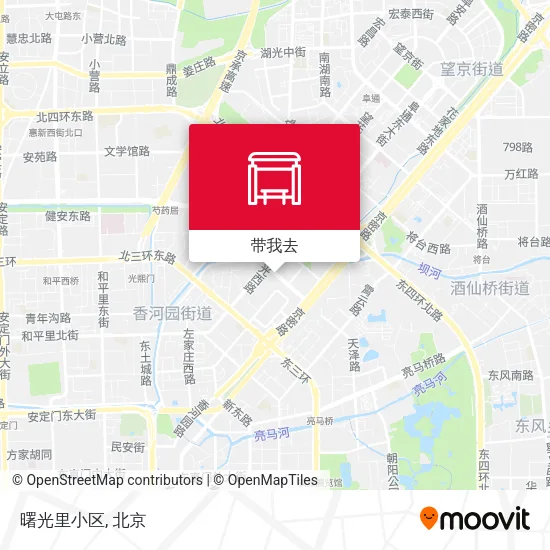 曙光里小区地图