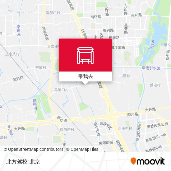 北方驾校地图