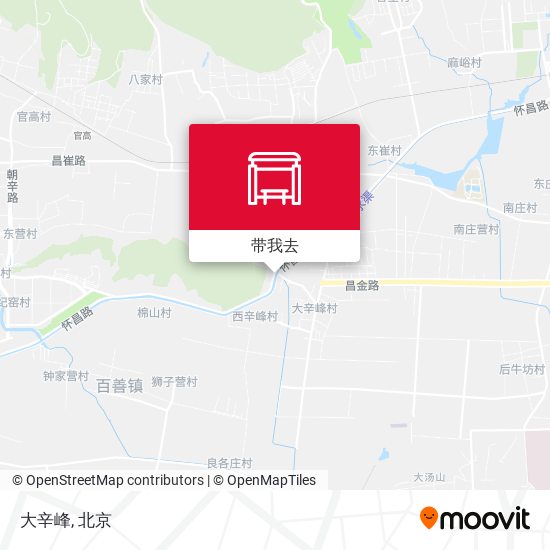 大辛峰地图