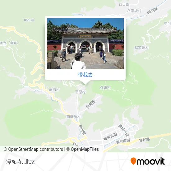 潭柘寺地图