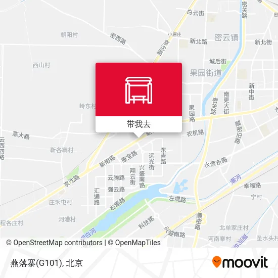燕落寨(G101)地图