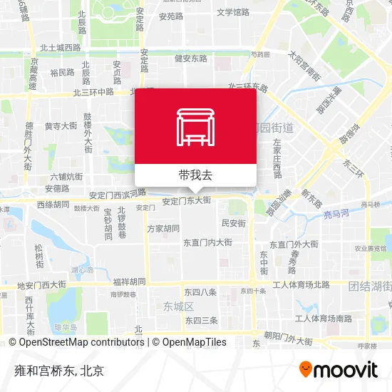 雍和宫桥东地图