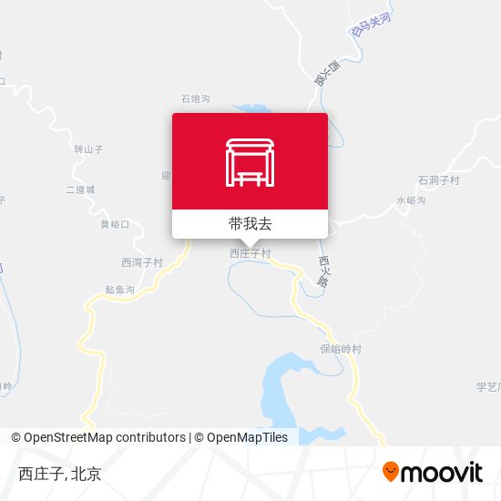 西庄子地图