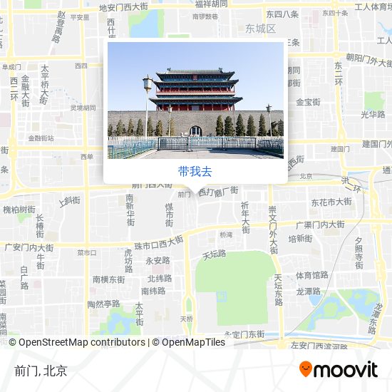 前门地图