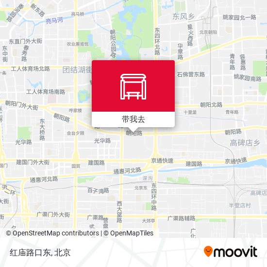 红庙路口东地图